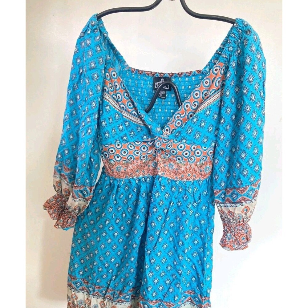 Angie Dress Womens M Boho Cottagecore Granola Maxi Indie Whimisigoth Retro Y2K